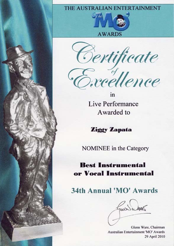 MO Award nomination 2010